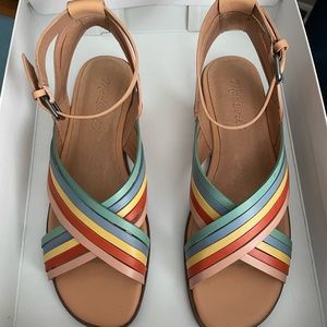 NEW - Madewell multi strap sandals - new/ never worn